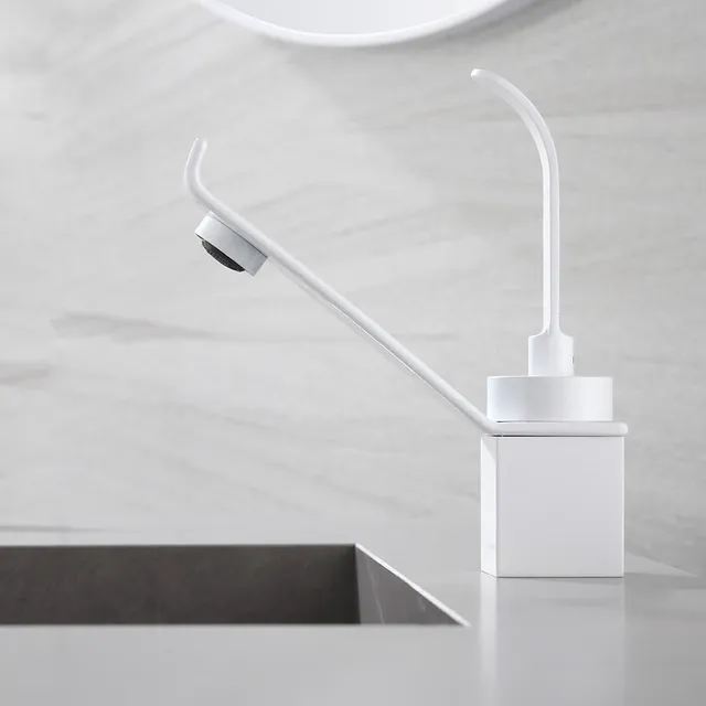 Uythner-Lavabo en laiton chromé noir – vue 4