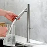Robinet mitigeur d'évier de cuisine en acier inoxydable… – vue 2