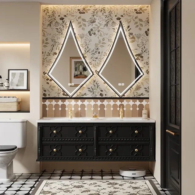 Miroir esthétique moderne salle de bain armoire de… – vue 3