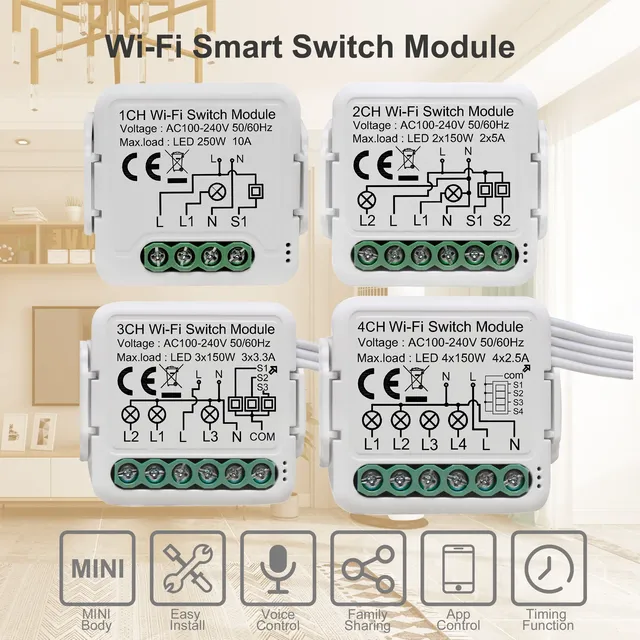 GIRIER-Tuya WiFi Smart Light Switch – vue 2