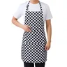 Lot trois tabliers cuisine unisexes coton polyester… – vue 3