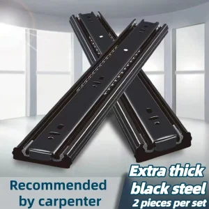 Rail de tiroir 10 ~ 20 pouces, glissières de tiroir en acier laminé à froid, piste coulissante de tiroir fermé, glissières d’armoire à deux sections, quincaillerie de meubles Rail de tiroir 10 ~ 20 pouces, glissières de tiroir en acier laminé à froid, piste coulissante de tiroir fermé, glissières d’armoire à deux sections, quincaillerie de meubles