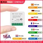 Mini commutateur WiFi bricolage pour maison intelligente, contrôle bidirectionnel, citations de vie intelligente, minuterie à distance, nous-mêmes avec Alexa, Google Home, Alice, 16A