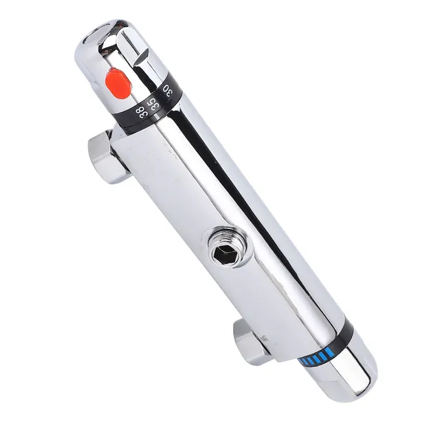 Mélangeur de douche thermostatique chromé moderne – vue 5