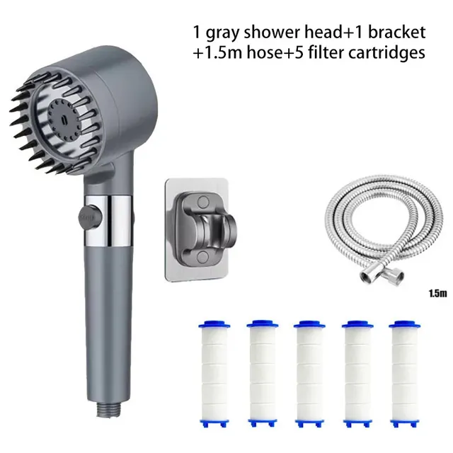 Pommeau de douche haute pression réglable à 3 niveaux… – vue 3