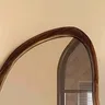 Miroir de salle de bain en bois de noyer – vue 5
