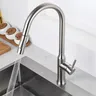 Robinet extractible de cuisine noir – vue 3