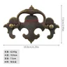 Poignée armoire tiroir laiton vieilli antique baroque… – vue 6