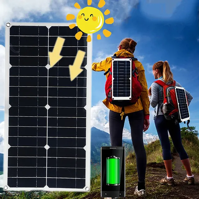 Panneau solaire portable monocristallin haut rendement… – vue 6
