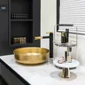 Robinets de lavabo en laiton – vue 2