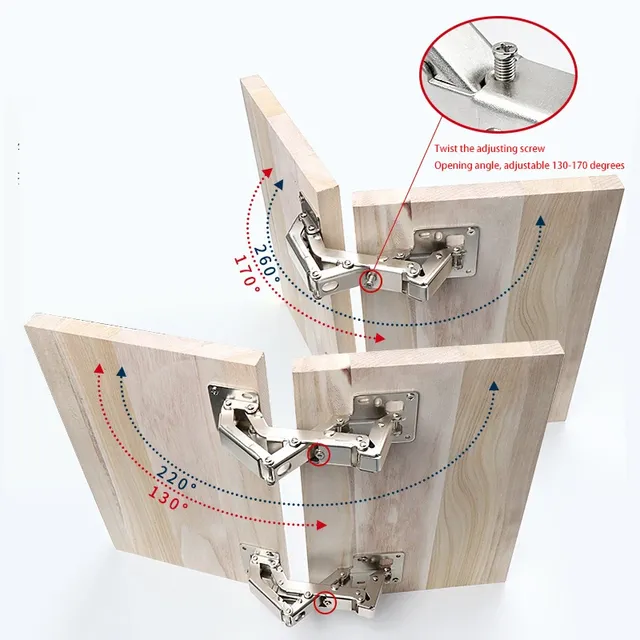 Grands charnières de porte d'armoire de cuisine – vue 5