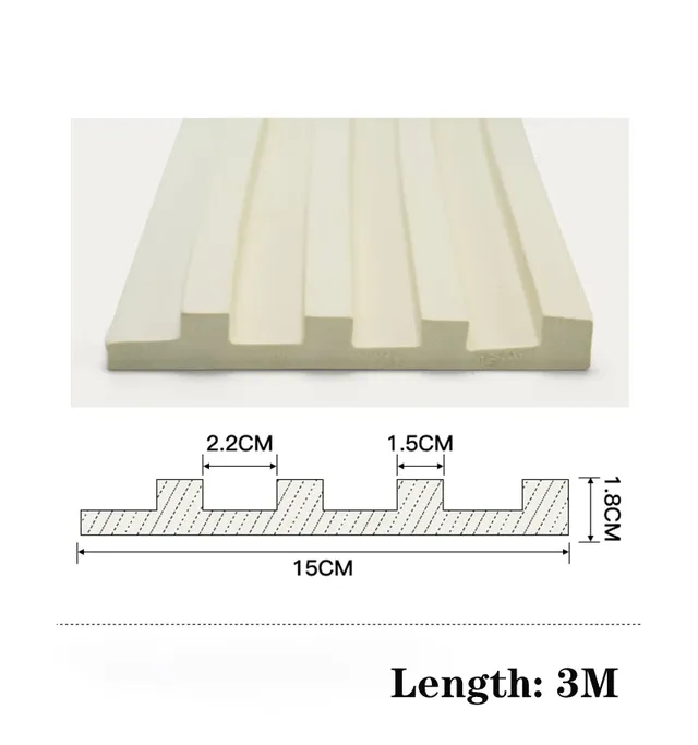Autocollants muraux de fond de Grille en bois Imitation 3D – vue 6
