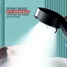 Zhangji-Pommeau de douche à effet pluie de massage noir – vue 3