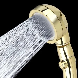 Pommeau de douche à économie d’eau réglable avec interrupteur marche/arrêt, pommeau de douche rotatif à 360 degrés, 3 réglages de pulvérisation Pommeau de douche à économie d’eau réglable avec interrupteur marche/arrêt, pommeau de douche rotatif à 360 degrés, 3 réglages de pulvérisation