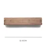 Porteserviettes noyer métal inox acier mural étagère… – vue 5