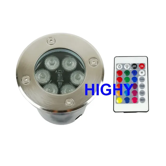 Spot lumineux LED RGB encastrable dans le sol avec… – vue 5