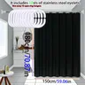 Rideau de douche noir de style Simple – vue 3