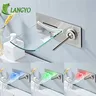Langyo robinet de salle de bains LED mural – vue 3