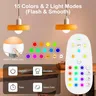 Ampoule LED moderne lampe en direct RGB télécommande à… – vue 5