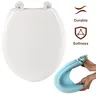Siège de toilette rond confortable à fermeture douce… – vue 1