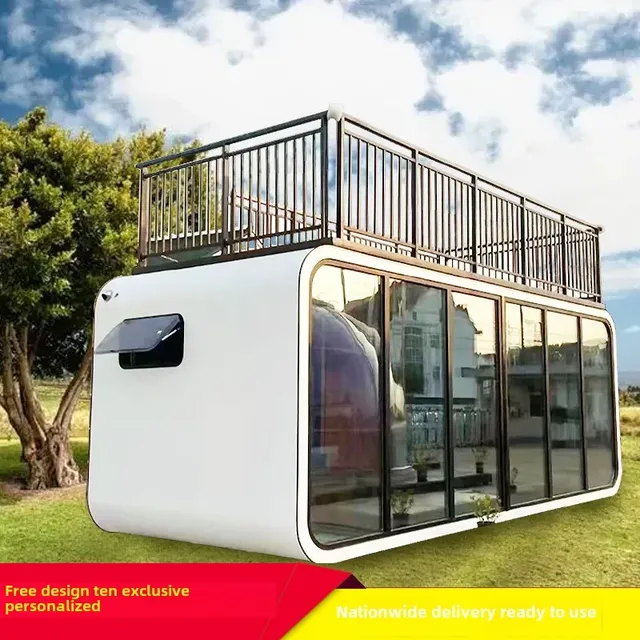 Cabine Apple mobile scénique extérieure – vue 2