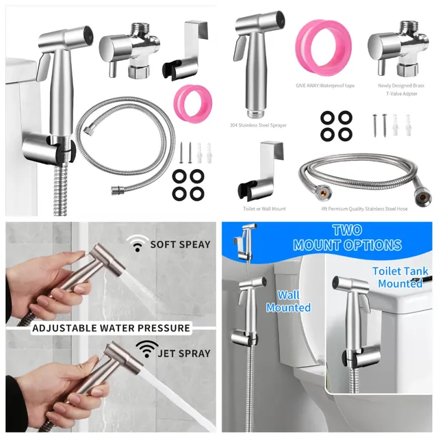 Robinet en acier inoxydable pistolet de pulvérisation… – vue 2