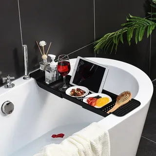Support de rangement de baignoire rétractable multifonction