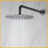 Pommeau de douche rond et fin en acier inoxydable – vue 5