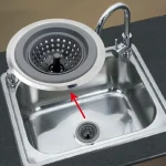 Filtre d&rsquo;évier de cuisine en Silicone, Anti-colmatage des déchets alimentaires, collecteur de cheveux, bouchon d&rsquo;arrêt d&rsquo;eau pour accessoires de salle de bains