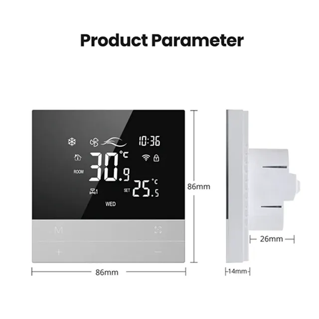 BTLIFE-chauffage Cool 4P commutateur Tuya Wifi… – vue 6
