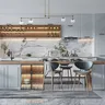 Armoires cuisine îlot évier intégré acier inoxydable 304… – vue 3