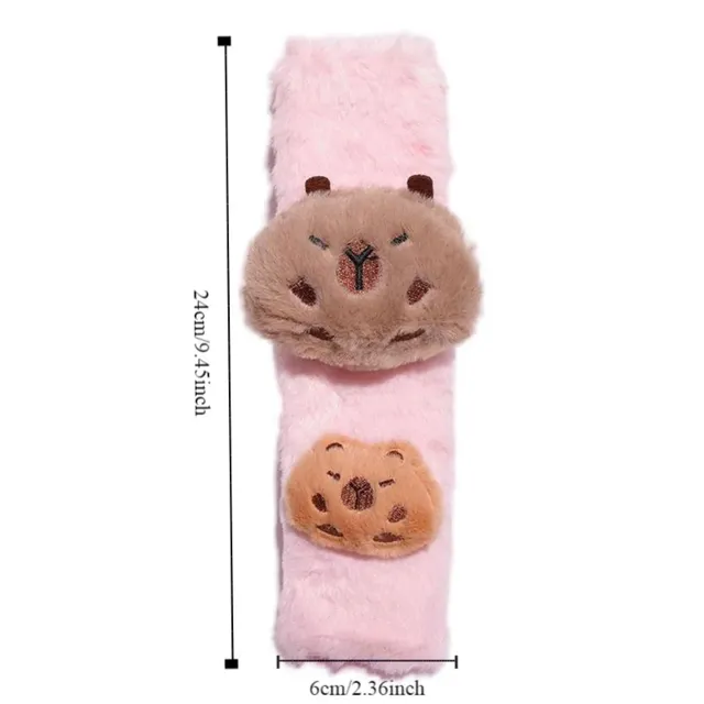 Housse de ceinture de sécurité de voiture Capybara souple – vue 5