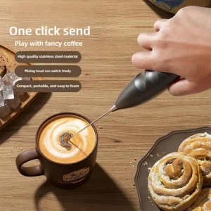 Version batterie Mini batteur à oeufs Portable mélangeur café fouet mélangeurs pour ustensiles de cuisine mousseur à lait secoueurs agitateur