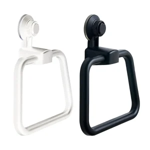 Porte-serviettes suspendu, barre à serviettes murale, porte-serviettes à ventouse, anneaux pour la maison, salle de bains, buanderie, cuisine murale