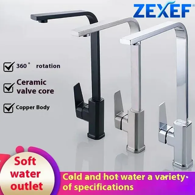 Robinet de lavabo de cuisine domestique avec capteur… – vue 2