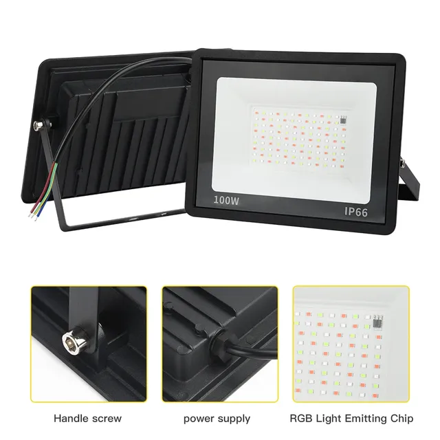 Projecteur RGB 100W 50W 30W 20W 10W – vue 2