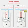 Tuya US WiFi interrupteur mural intelligent RF433 1/2/3… – vue 6