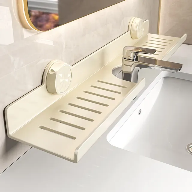 Étagère murale lavabo inoxydable brossé ventouse… – vue 7