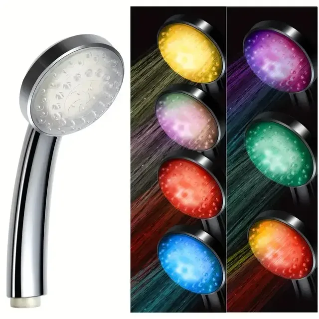 Douche lumineuse LED à main