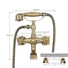 Robinet mitigeur de baignoire noir doré de luxe – vue 5
