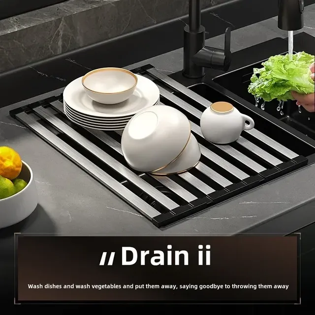 Égouttoir pour évier de cuisine en acier inoxydable 304 – vue 3