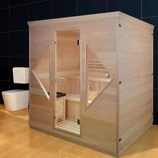 Sauna vapeur domestique extérieur panneau commande sans… – vue 6