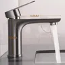 Mitigeur Lavabo Monocommande Inoxydable 304 Bec Plat… – vue 4