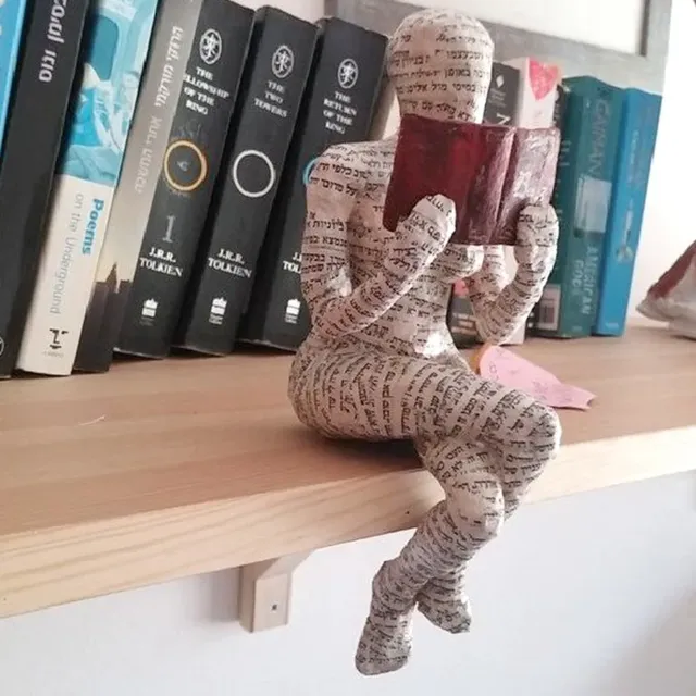 Figurines abstraites en résine pour décoration de maison – vue 4
