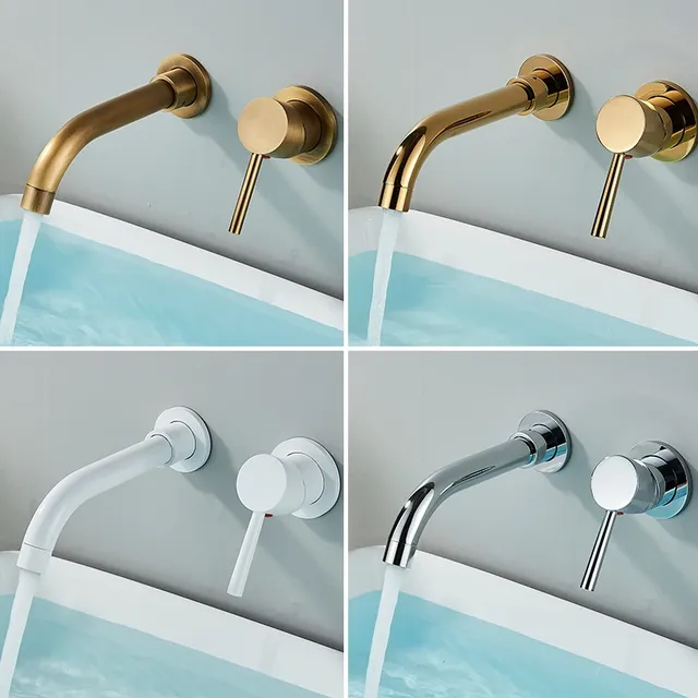 Robinet de lavabo en cuivre pur – vue 7