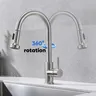 Robinet de cuisine Surface en acier inoxydable – vue 4