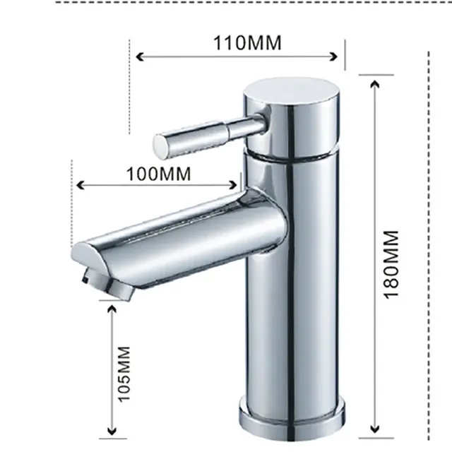 Robinet d'eau froide simple en acier inoxydable 304 – vue 3