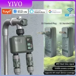 Minuterie d&rsquo;eau intelligente WiFi Tuya à 2 sorties, arrosent avec précision, Irrigation automatique extérieure, programme entièrement réglable, sans fil RF433mhz