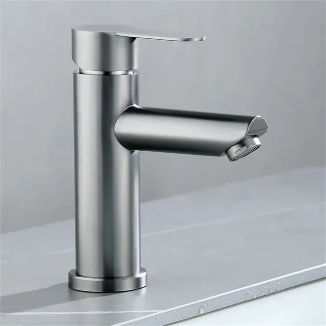 Robinet de cuisine en acier inoxydable – vue 3