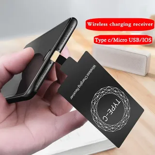 Chargeur sans fil récepteur Support Type C Micro USB adaptateur de…